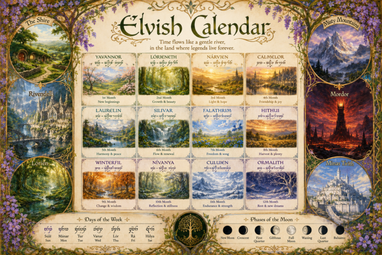 Elvish Calender