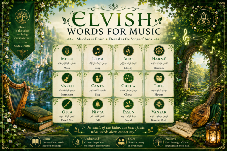 Elvish Words For Music