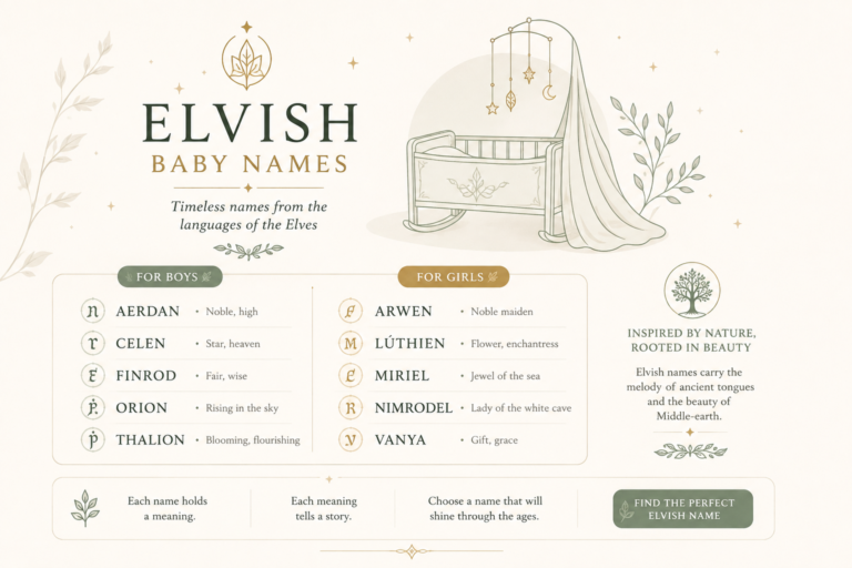 Elvish baby name Elvish baby name